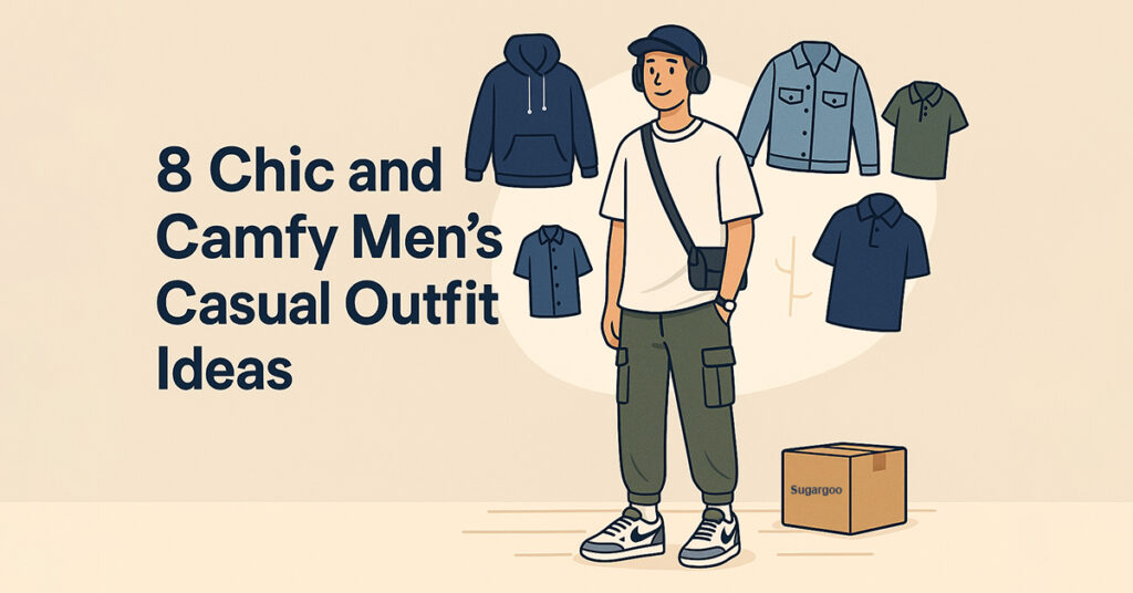 8 Chic and Camfy Men's Casual outfit Ideas
