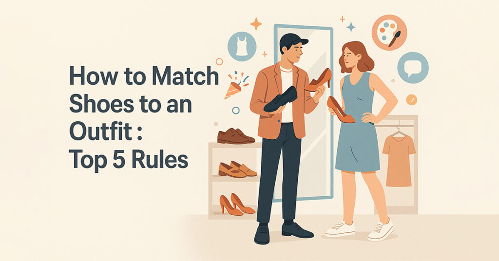 How to match shoes to an outfit