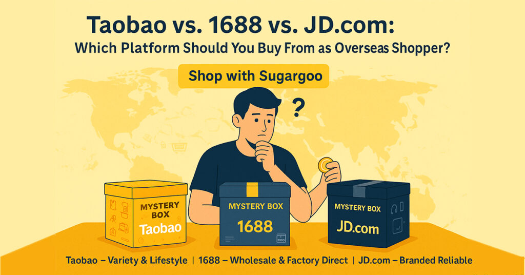 Taobao vs 1688 vs JD.com which platform should you buy from as overseas shopper