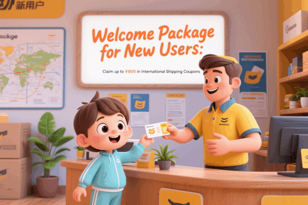 Welcome Package for New Users: Claim up to ¥800 in International Shipping Coupons