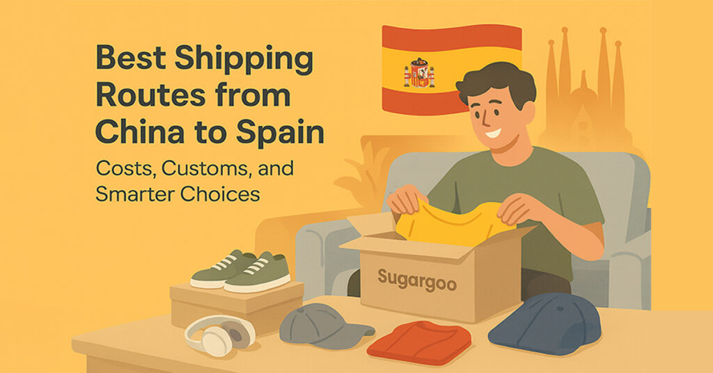 Best shipping routes from China to Spain