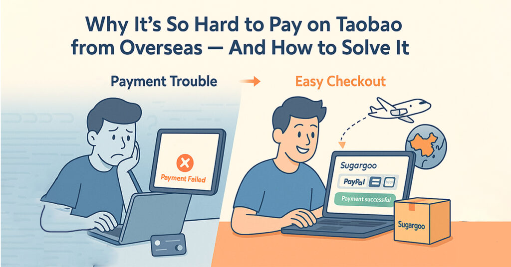 Why it's so hard to pay on Taobao from overseas and how to solve it