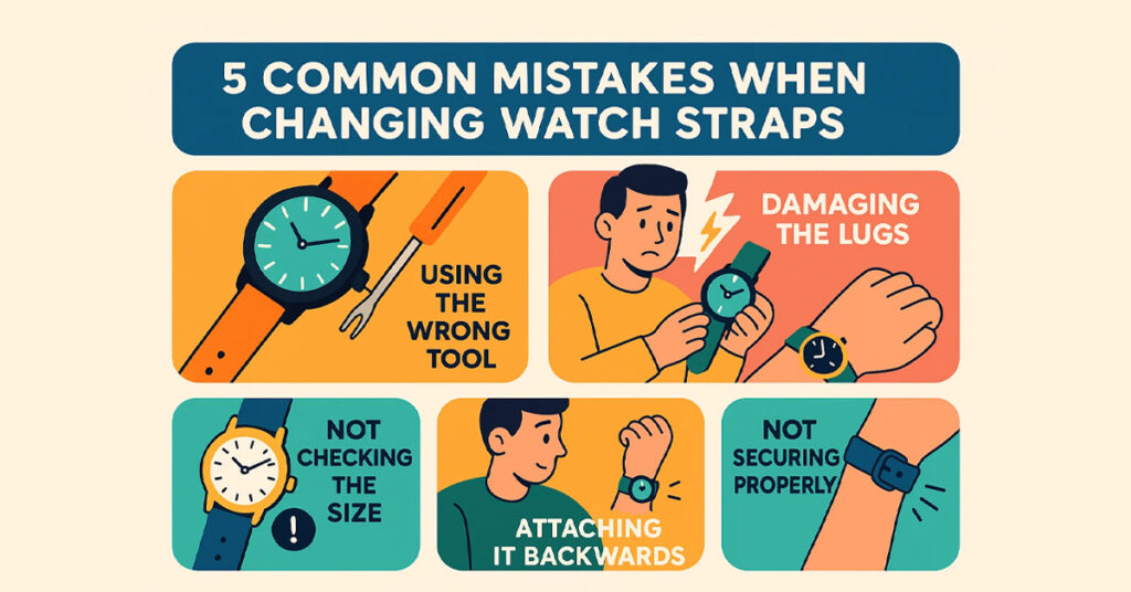 5 Common Mistakes When Changing Watch Straps