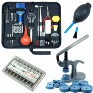 Corgeut 409PCS Watch Repair Tool Kit W18 Band Removal Case Opener Press Set