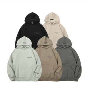 FOG Essentials Small Logo Pullover Hoodie Unisex Oversized Streetwear Sweatshirt Winter