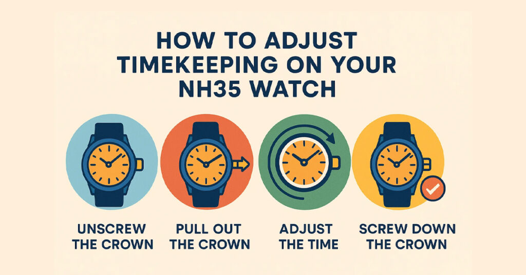 How to Adjust Timekeeping on Your NH35 Watch