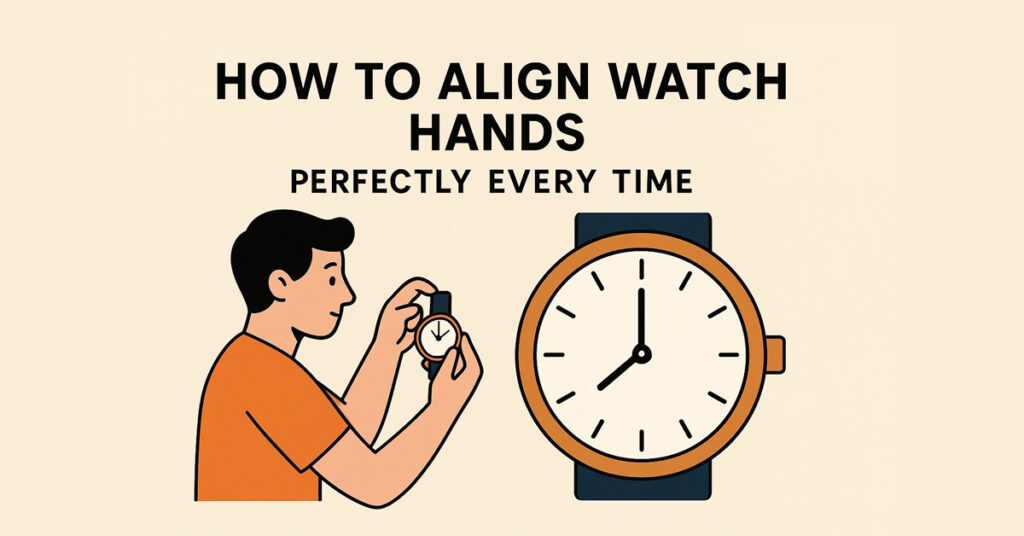 How to Align Watch Hands Perfectly Every Time