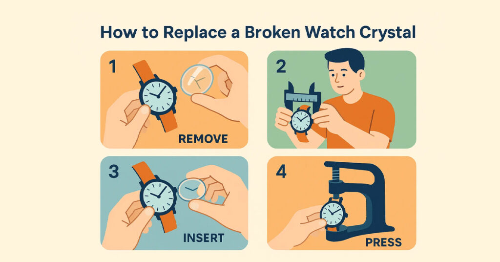 How to Replace a Broken Watch Crystal