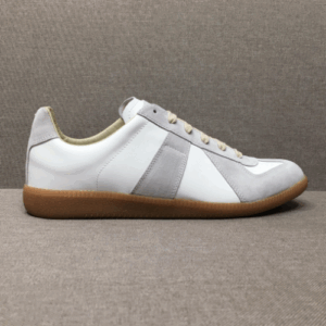 MMGAT Vintage German Trainer Sneakers Unisex White Gum Sole Casual Retro Shoes