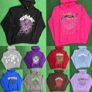 SP5 Graphic Hoodie Set Men’s Streetwear Tracksuit Young Thug Style Hip Hop Pullover Outfit