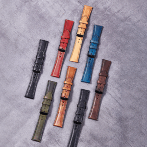 Spot Italian Pebbled Leather Strap