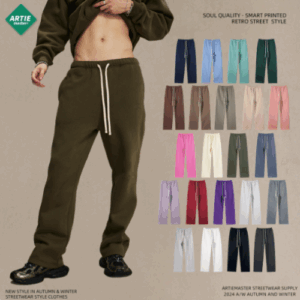 WarmFlex 2025 Men’s Fleece Lined Sweatpants 350g Heavyweight Straight Leg Loose Fit Casual Trousers