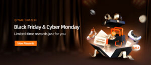 SUGARGOO Black Friday & Cyber Monday 2025 banner — limited-time rewards, coupons, and mega sale from November 3 to December 1