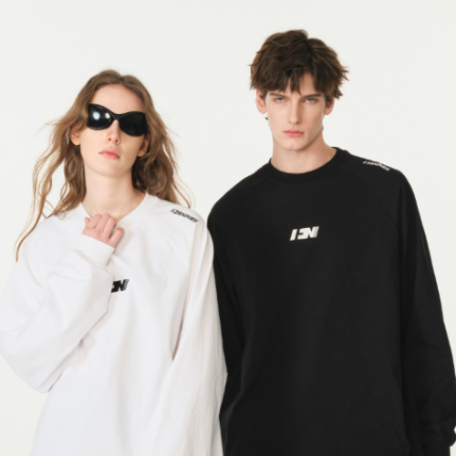 FORNINES Heavyweight Cotton Embroidered Long Sleeve Tee Unisex Fall Winter Streetwear Base Layer Shirt-5 FORNINES Heavyweight Cotton Embroidered Long Sleeve Tee Unisex Fall Winter Streetwear Base Layer Shirt