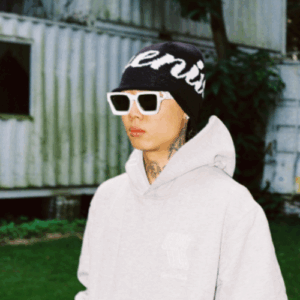 GENIUSCLUB 2025FW Cotton Embroidered Tracksuit Set Men’s Streetwear Hoodie and Sweatpants Outfit-1