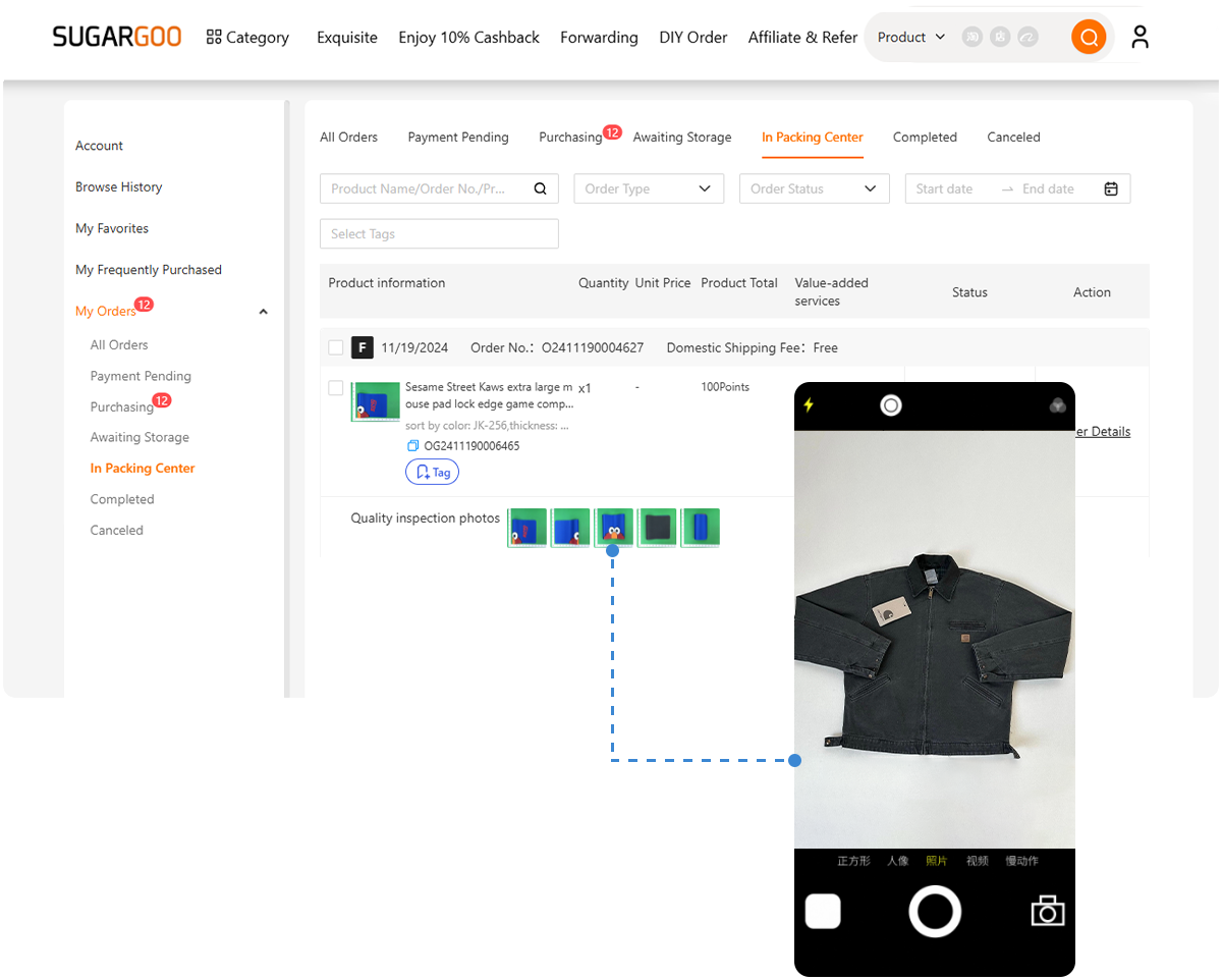 sugargoo-Goods-undergo-inspection