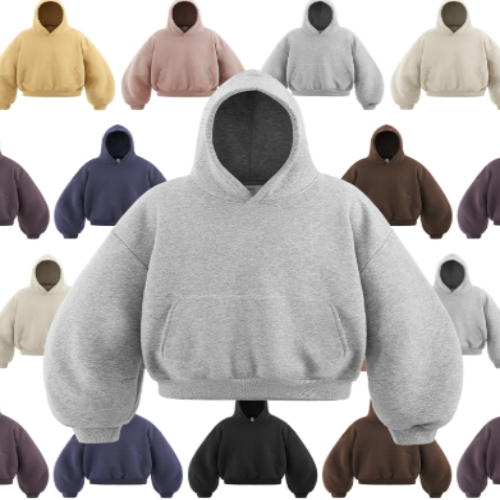 Scimitar 2025 Winter Short Fleece Hoodie Eggshell Velvet Oversized Pullover Sweatshirt-3 Scimitar 2025 Winter Short Fleece Hoodie Eggshell Velvet Oversized Pullover Sweatshirt