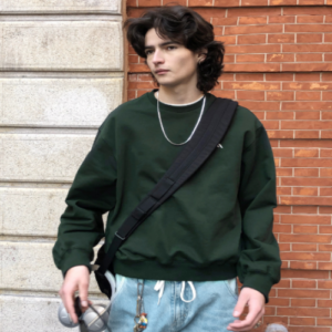 CountryMoment 490g Long-Staple Cotton Clean Fit Crewneck Sweatshirt Unisex Vintage Cropped Pullover