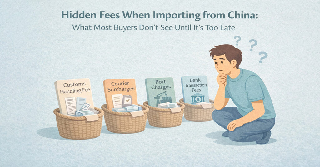Hidden Fees When Importing from China: What Most Buyers Don’t See Until It’s Too Late Hidden fees when importing from China