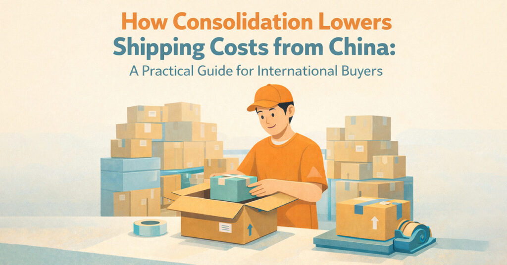 How consolidation lowers shipping costs from China