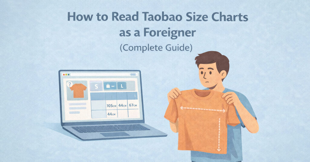 How to Read Taobao Size Charts as a Foreigner (Complete Guide) How to read taobao size charts as a foreigner