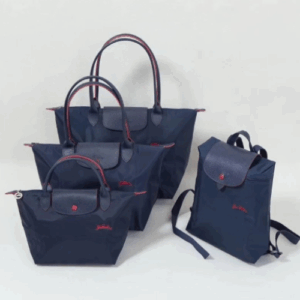 LonCharm Style Embroidery Foldable Large-Capacity Shoulder Tote Bag