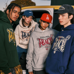 TEACH PEACE Foam Letter Logo Hoodie Oversized Unisex Streetwear Pullover