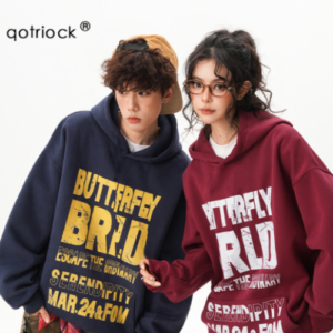 UrbanHeritage Vintage Distressed Letter Hoodie Heavyweight Oversized Unisex American Streetwear Jacket