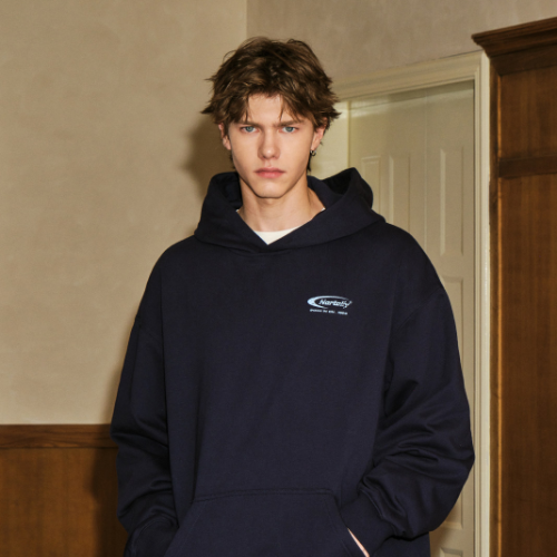 NARTALIY Distressed Letter Print Vintage Hoodie