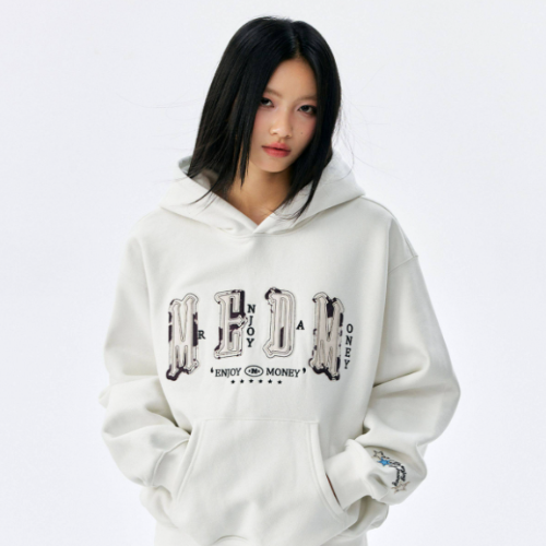 MEDM Street Relaxed Fit Fleece Hoodie
