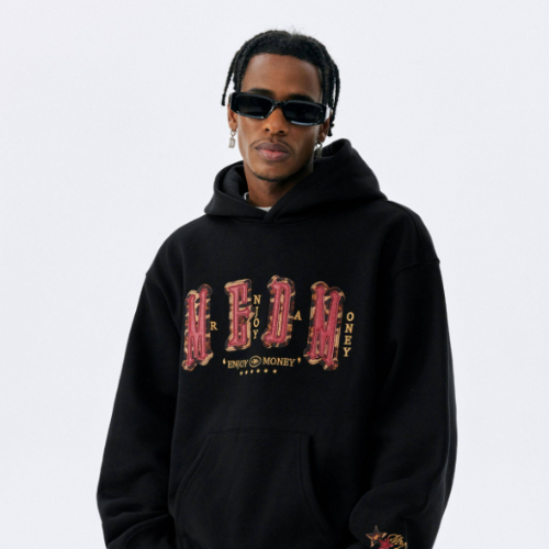 MEDM Street Relaxed Fit Fleece Hoodie