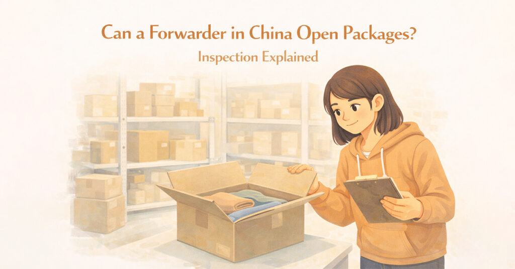 Can a Forwarder in China Open Packages? Inspection Explained