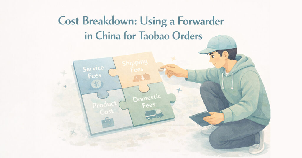 Cost Breakdown- Using a Forwarder in China for Taobao Orders