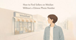How to Find Sellers on Weidian Without a Chinese Phone Number How to Find Sellers on Weidian Without a Chinese Phone Number