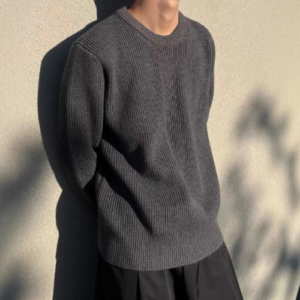 Original Four-Seam Crewneck Knit Sweater Relaxed Fit Unisex Pullover