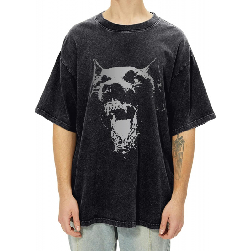 230G Pure Cotton Oversized Vintage Y2K Men's Shirt-2