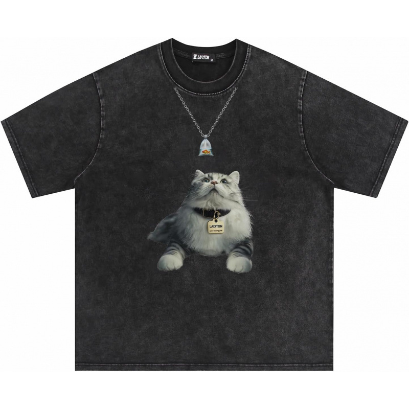 Cotton Graphic Unisex Short Sleeve T-Shirt-2