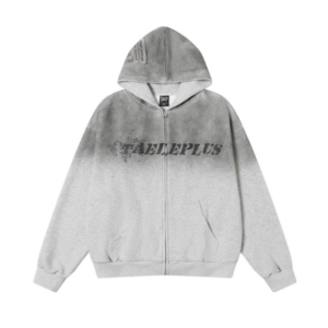 Distressed Graffiti Dirty-Dye Wasteland Zip-Up Streetwear Hoodie-1