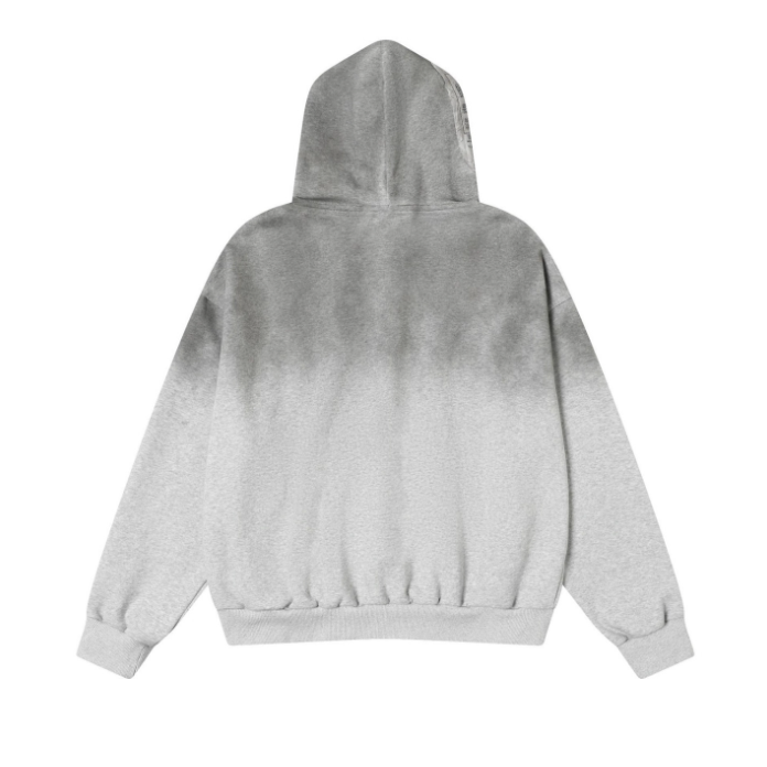 Distressed Graffiti Dirty-Dye Wasteland Zip-Up Streetwear Hoodie-2