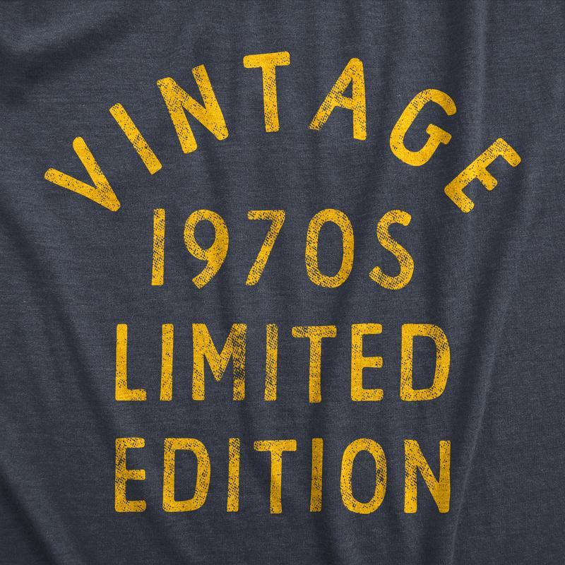 Men's 1970s Limited Edition Funny Graphic Pure Cotton T-Shirt-2