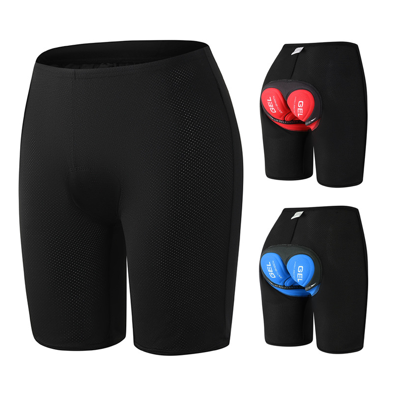 Men's Padded Cycling Underwear Moisture-Wicking Breathable MTB Shorts-2