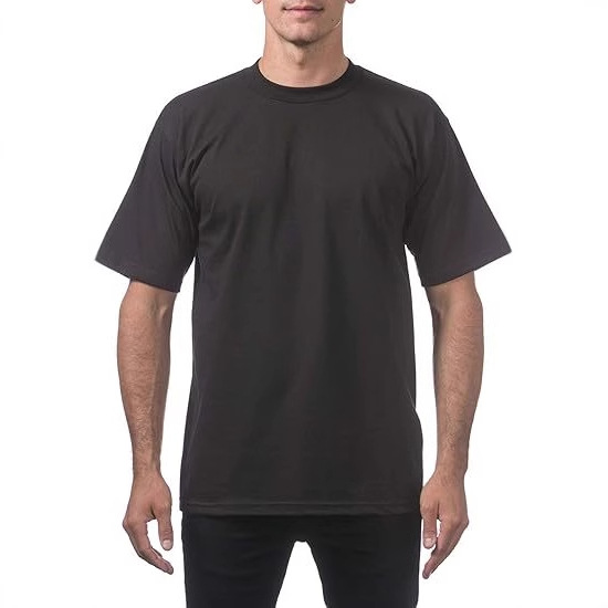 Men's Solid Drop Shoulder Relaxed Fit Basic T-Shirt-2