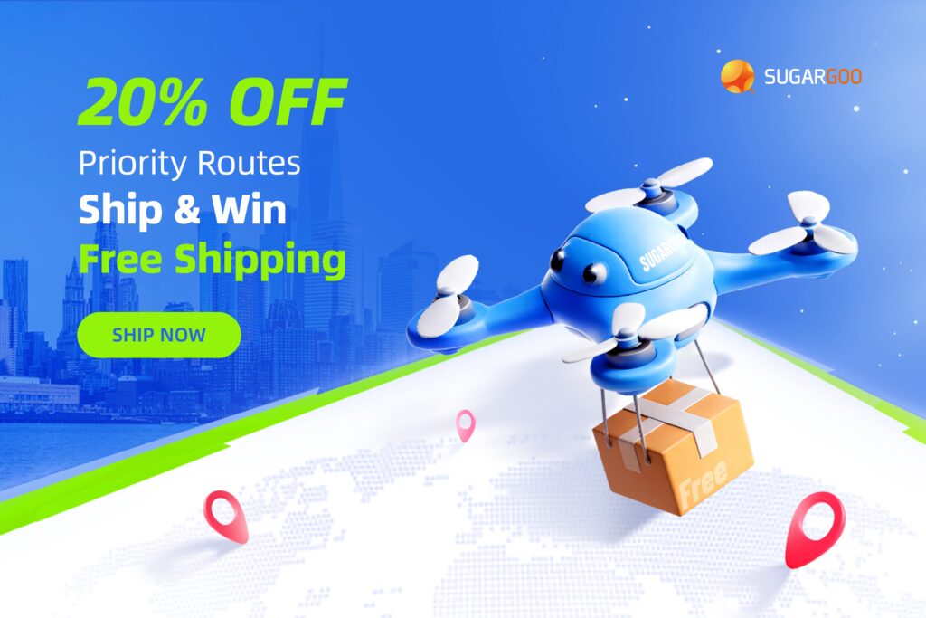 SUGARGOO September Shipping Deals